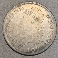 1809 Capped Bust Half Dollar, VG/F