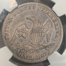 1839 Capped Bust Half Dollar, NGC XF detail, improperly cleaned