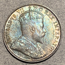 1903, Canada 5 cent Silver, AU