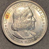 Columbian Commemorative Half Dollar 1893, MS62, tone spots