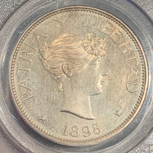 Cuba, 1898 Peso, PCGS genuine, beautiful rare coin- only 1,000 minted