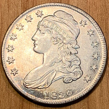 1836 Capped Bust Half Dollar, AU58
