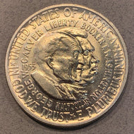 Carver, Washington Commemorative Half Dollar 1953-D, MS63, light gold tone