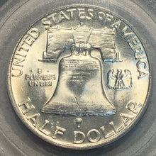 1958-D Franklin Half Dollar, PCGS MS64FBL