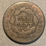 1827,  G   Coronet Head Large Cent, mildly cleaned