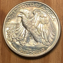1942 D over D? Walking Liberty Half Dollar, MS63PQ, odd  mintmark printed over what appears a light D