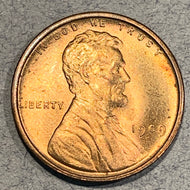 1909 VDB Lincoln Cent, MS64R