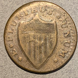 1787 New Jersey Cent, VF nice planchets, 38A R4