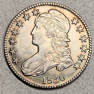 1830 Cap Bust Half Dollar, XF