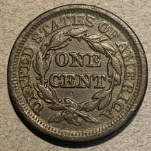 1847, XF Braided Hair Large Cent, light corrosion/ problems