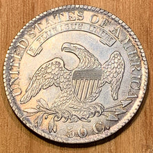 1827 Capped Bust Half Dollar, AU55