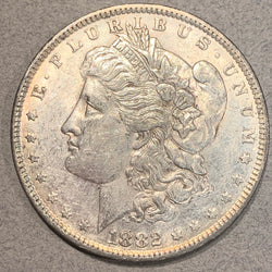 1882 O/S Morgan Dollar, AU