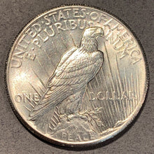1927 Peace Dollar, Grade MS62