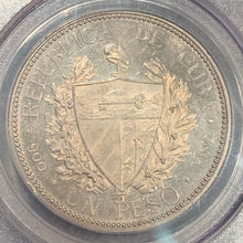 Cuba, 1898 Peso, PCGS genuine, beautiful rare coin- only 1,000 minted