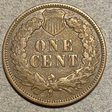 1871 Indian Head Cent, F, All details of VF except for “LIBERTY”
