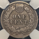 1872 Indian Cent, Grade=  F, 12 BN slabbed by NGC
