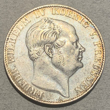 Germany, Prussia, 1860A, Thaler - KM 471 - VF cleaned, .900 silver .5359 ASW