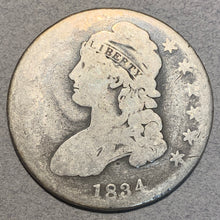 1834 Capped Bust Half Dollar AG