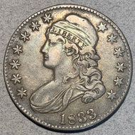 1833 Cap Bust Half Dollar, VF