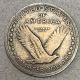 1917 Type 1 Standing Quarter, F typical weak date