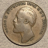 Sweden, 1873,  1 ore,  F, KM728  - ERROR SVFRIGES