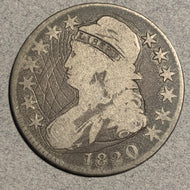 1820 Capped Bust Half Dollar, VG