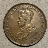 Australia, 1920 - 1 penny -  XF, KM23, dot below. A couple very minor rim bruises.