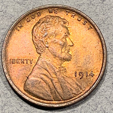1914 Lincoln Cent, MS64RB