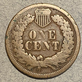 1864 L Indian Cent, Grade= G, minor problems