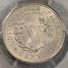 1908 V Nickel, PCGS MS63