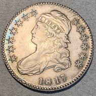 1817 Capped Bust Half Dollar, XF
