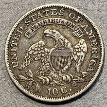 1836 Capped Bust Dime, Grade= XF