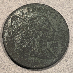 1794 Large Cent Liberty Cap,  head of 1794 low relief, VF detail heavy porosity/corrosion