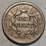 1853, XF Braided Hair Large Cent