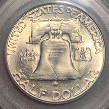 1948-D Franklin Half Dollar, Grade= PCGS MS64FBL