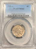 1929-S Buffalo Nickel, PCGS MS64