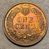 1879 Indian Cent, MS64RB, beautiful toning