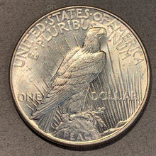 1934 Peace Dollar, AU58