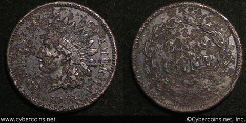 1859 Indian Cent, Grade= XF