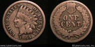 1864 CN Indian Cent, Grade= G