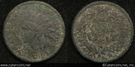 1864 L Indian Cent, Grade=  VG