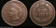 1866 Indian Cent, Grade=  G