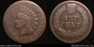 1868 Indian Cent, Grade=  AG