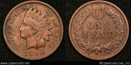 1896 Indian Cent, Grade= XF