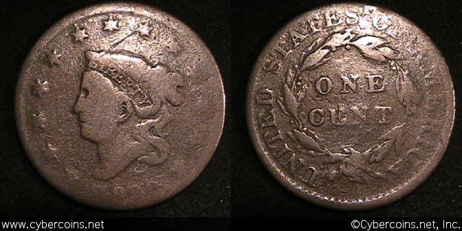 1820, G  Coronet Head Large Cent
