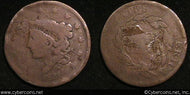 1835, AG   Coronet Head Large Cent.