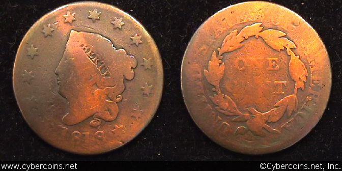 1818, G   Coronet Head Large Cent.