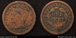 1847, F   Braided Hair Large Cent.