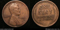 1913-S Lincoln Cent, Grade= VF