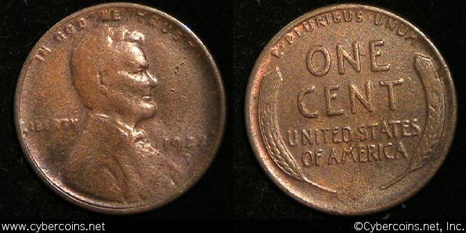 1922-D Lincoln Cent, Grade= F